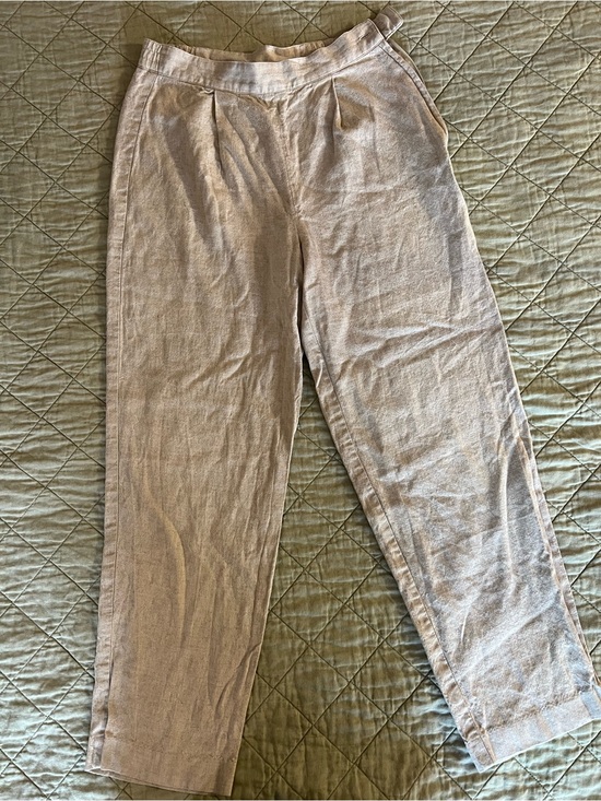 Sag Harbor Pants - Women’s Beige Casual Trousers - Relaxed Fit